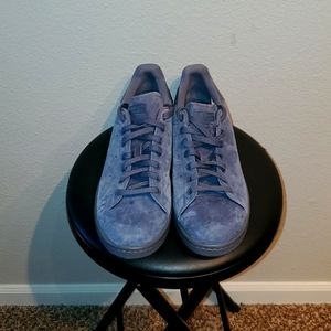 Adidas Stan Smiths Blue/Grey Suede